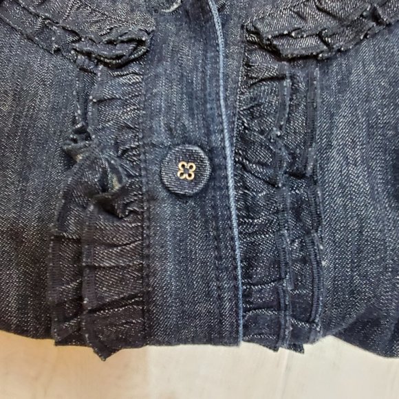 Ladies Denim Jacket Vintage Size 12 - Picture 9 of 12